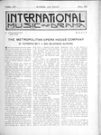 International music and drama