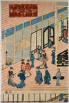 Picture of rooms for foreigners at Iwakaro (brothel) in Yokohama