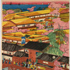 View of the Pleasure Quarter in Yokohama, Kanagawa