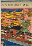 View of the Pleasure Quarter in Yokohama, Kanagawa