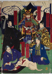 Portraits of successive generations of Tokugawa shoguns