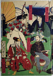 Portraits of successive generations of Tokugawa shoguns