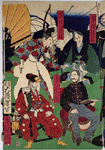 Portraits of successive generations of Tokugawa shoguns