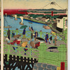 Famous places in Tokyo:  the newly rebuilt Ryogoku Bridge