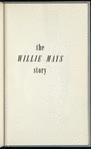 The Willie Mays Story