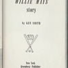 The Willie Mays Story