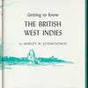 Getting to Know the British West Indies
