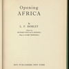 Opening Africa