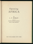 Opening Africa