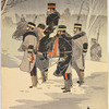 Illustration of the Invasion of China During Which Our Troops Fought Fiercely in Ice and Snow at Haicheng and Major-General Ôshima Bravely Faced the Enemy