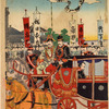 Departure from Shinbashi station of His Imperial Majesty the Commander-in-chief