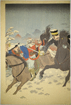 Cavalry scouts fight furiously at Chinchou