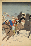 Cavalry scouts fight furiously at Chinchou