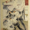 Two sailors on the warship Matsushima risk death to protect the powder magazine