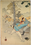 The brave soldier Mori Eisaku