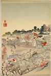 The armies of the allied powers besiege Tientsin (Boxer Rebellion)
