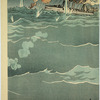 Our Torpedo Hitting a Russian Warship at the Great Naval Battle of Port Arthur