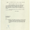 Letters and notes by Cheryl Crawford or her assistant Lee Tuft