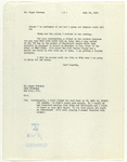 Letters and notes by Cheryl Crawford or her assistant Lee Tuft