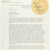 Letters by correspondents other than Cheryl Crawford