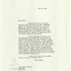 Letters and notes by Cheryl Crawford or her assistant Lee Tuft