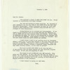 Letters and notes by Cheryl Crawford or her assistant Lee Tuft
