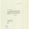 Letters and notes by Cheryl Crawford or her assistant Lee Tuft