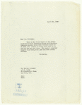 Letters and notes by Cheryl Crawford or her assistant Lee Tuft