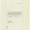 Letters and notes by Cheryl Crawford or her assistant Lee Tuft