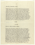 West Side Story, Music by Leonard Bernstein, Lyrics by Stephen Sondheim, Book by Arthur Laurents - Original story plan