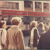City bus with West Side Story advertisement