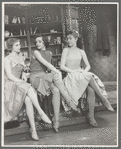 Julie Oser [?], Wilma Curley, and Marilyn D'Honau in the stage production West Side Story