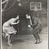 Chita Rivera and Ken LeRoy in the stage production West Side Story