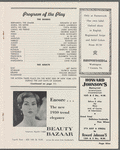 Program for Washington, D.C. tryout at National Theatre