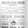Freund's music and drama