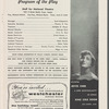 Program for Washington, D.C. tryout at National Theatre