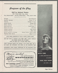 Program for Washington, D.C. tryout at National Theatre