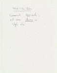 Notes for the Somewhere ballet