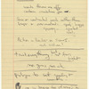 Notes for the Somewhere ballet