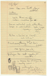 Notes for the Somewhere ballet