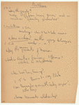 Notes for the Somewhere ballet
