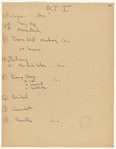 Notes for the Somewhere ballet