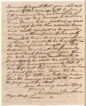 Andrew Jackson to William B. Lewis