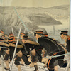Our troops cross the pontoon bridge at the Yalu River, repulse enemy forces and finally occupy Kiuliencheng