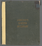 Buckram binding used as wrapper in Herschel family library