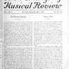 The Fortnightly musical review