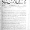 The Fortnightly musical review