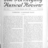 The Fortnightly musical review