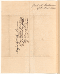 Andrew Jackson to William B. Lewis
