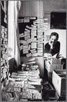 Author Jonathan Katz at home, while researching for book Gay American History